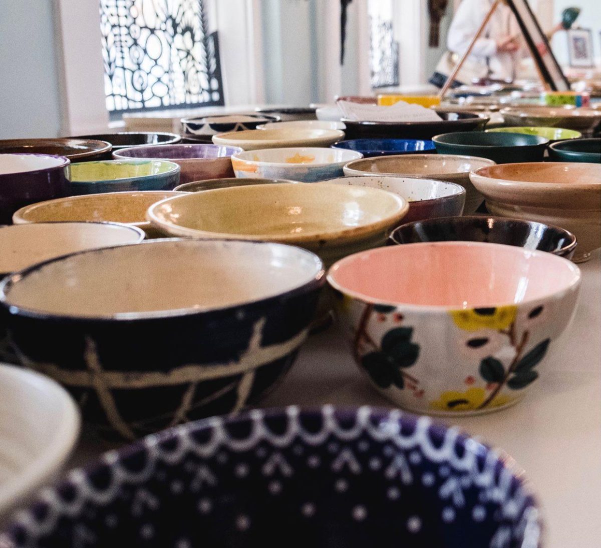 The Oxford Community Arts Center expects to sell up to 1,300 bowls on Saturday. Photo contributed by Oxford Empty Bowls