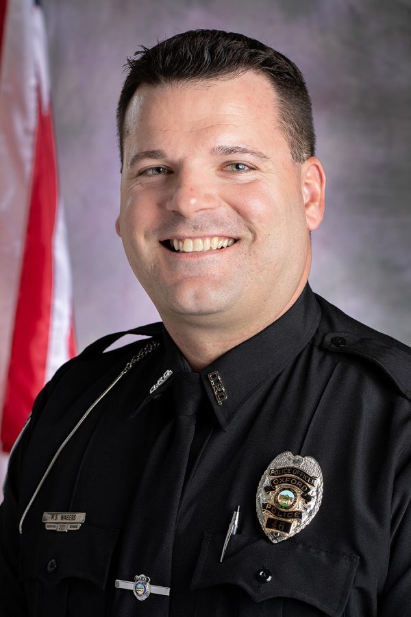Officer Matt Wagers is the Talawanda Middle School Resource Officer. Photo courtesy of Oxford Police Department