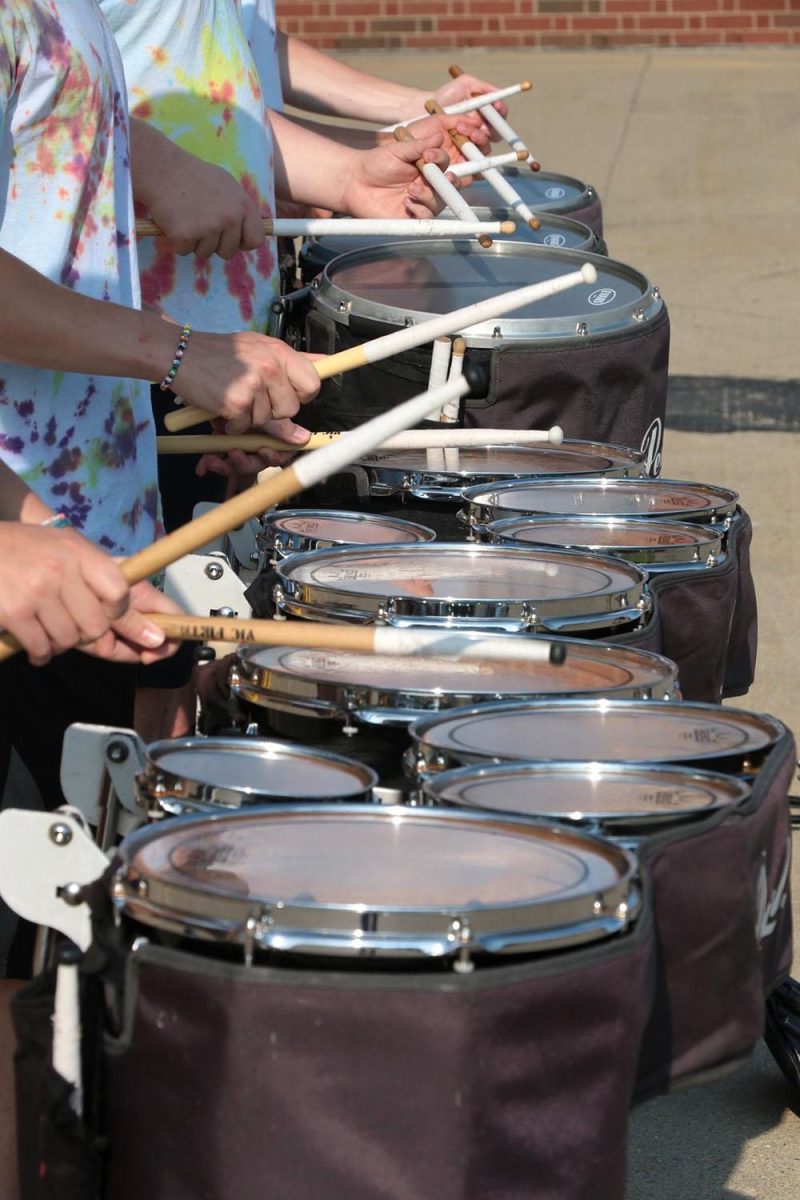 Money from the fundraiser is used to buy and repair instruments for the Talawanda band, buy uniforms, offset fees and meet other band expenses. Photo by Rosemary Pennington