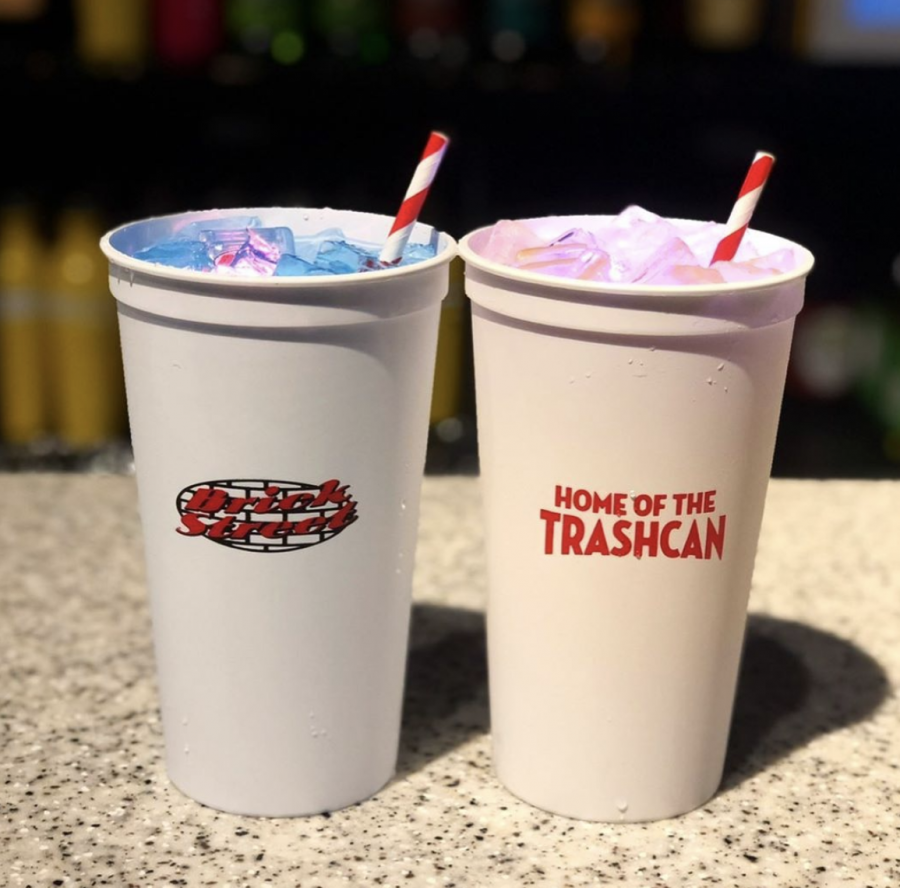 Brick Street Bar and Grill switches to red paper straws. Photo from Brick Street Bar and Grill Instagram