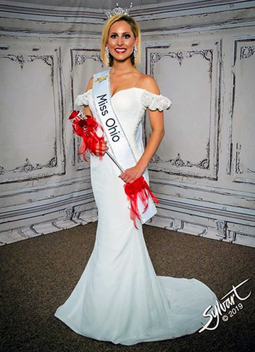 Miss+Ohio+is+more+than+just+a+title%2C+it+is+a+business+position%2C+said+Caroline+Williams%2C+seen+here+in+her+crown+and+sash.+Photo+provided+by+the+Miss+Ohio+pageant.