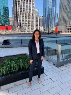  Isabella Tersigni visits Chicago with the group she leads, Women in Business. Photo provided by Women in Business