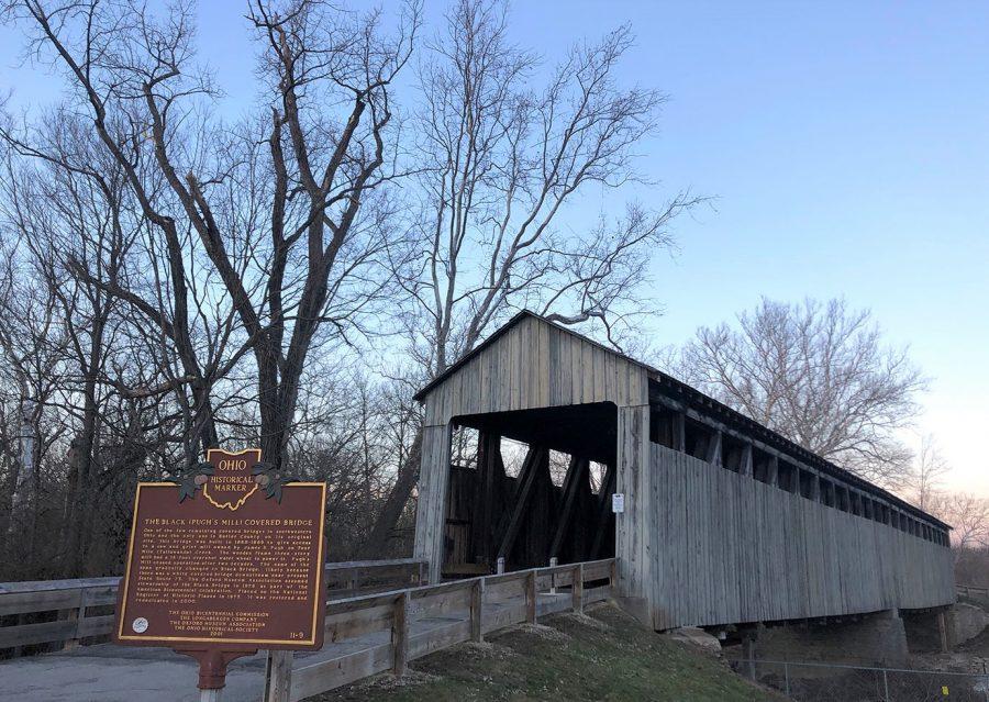  The Black Covered Bridge over Four Mile Creek is one of the sites along the Oxford Area Trail System. Observer file photo