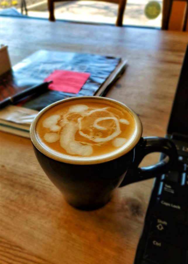 A cup of espresso from freshly ground beans was a specialty at the Oxford Coffee Company cafe. <em>Photo provided by Mostafa Rousta</em>