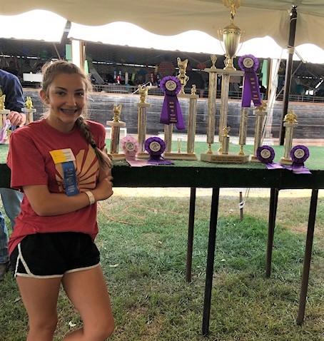 Kennedi Mondello was a prize winner at the 2019 Butler County Fair and plans to compete again this year. Photo provided by Kennedi Mondello 