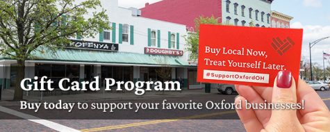 The Oxford Gift Card program puts money back into the community