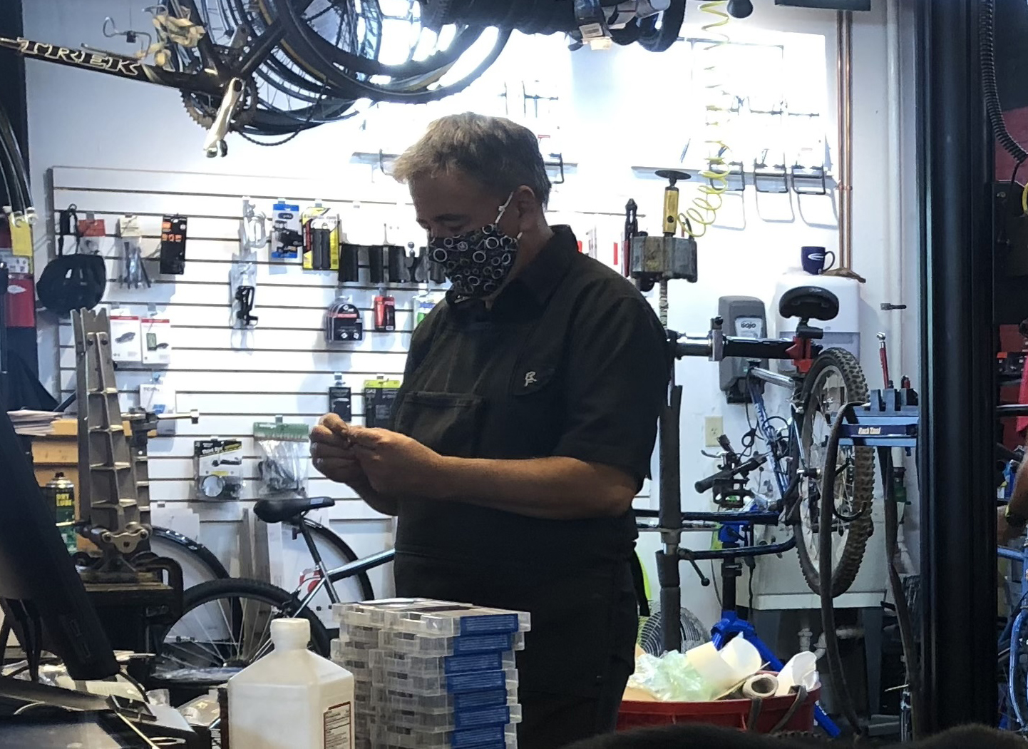 Doug Hamilton returned to Oxford and took over the bike shop 18 years ago