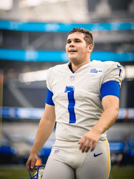 Miami alumni Sam Sloman the starting kicker for the Los Angeles Rams