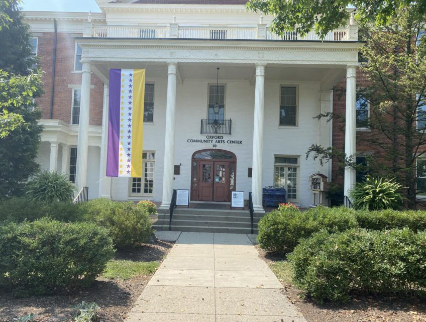  The Oxford Community Arts Center on College Ave., was originally built as the Oxford Female Institute in 1850, a school for young women.