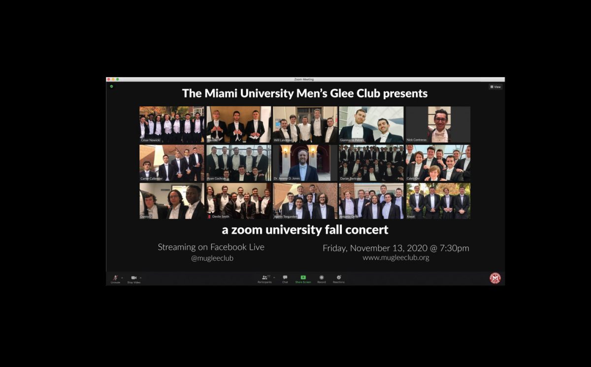 The+Miami+University+Mens+Glee+Club+performs+vitually+tonight+on+its+Facebook+page.