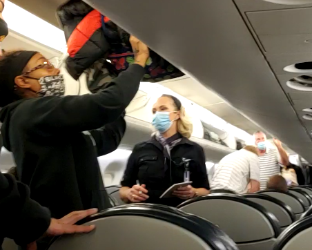 Patrons flying out of the Greater Cincinnati/Northern Kentucky International Airport are required to wear masks on the planes and in the airport.