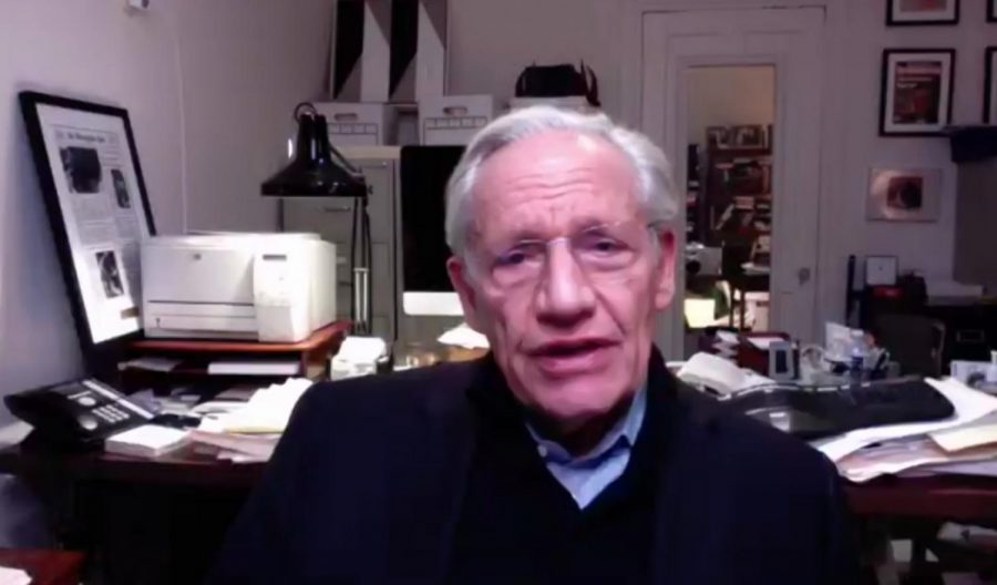 Investigative reporter Bob Woodward spoke via Zoom on Monday as part of the Miami University Lecture Series.