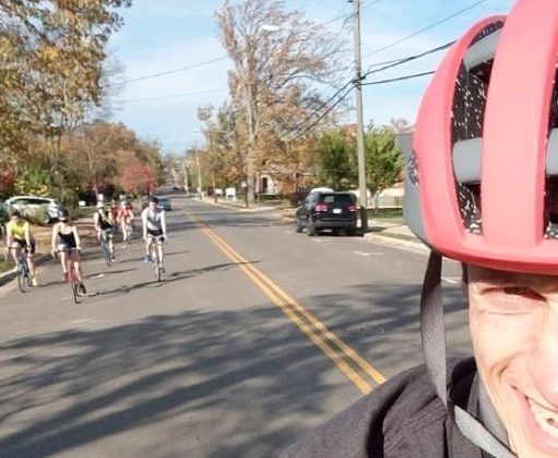 Join the weekly bike rides around campus. 