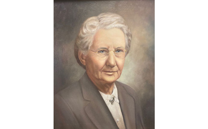 Maud Marshall’s portrait was hung in the Marshall Elementary School library when the school was dedicated in 1967.