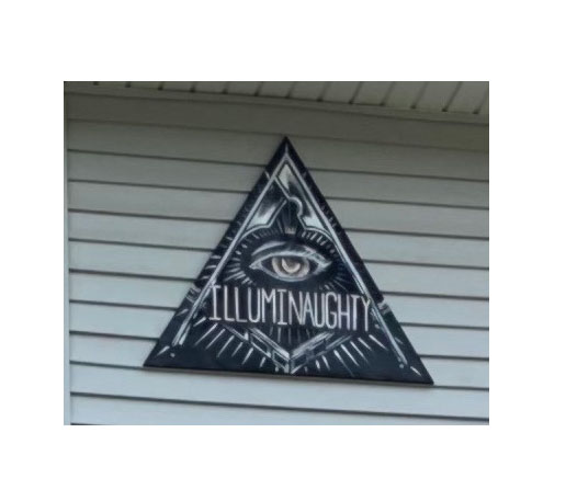  Signs naming houses such as “Illuminaughty,” must be mounted flush to the building, according to city regulations.