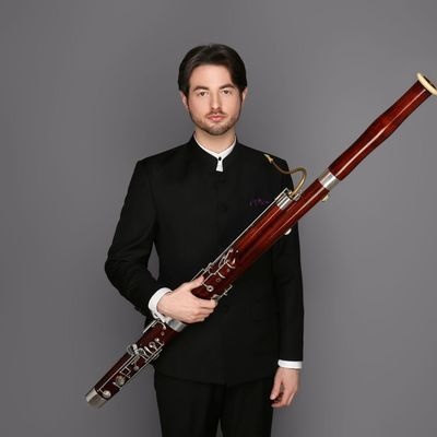 Bassoonist Aaron Pergram.