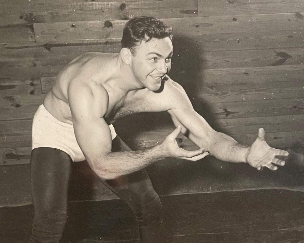 Richard “Bruno” Brunemann during his days as a wrestler at Miami University.