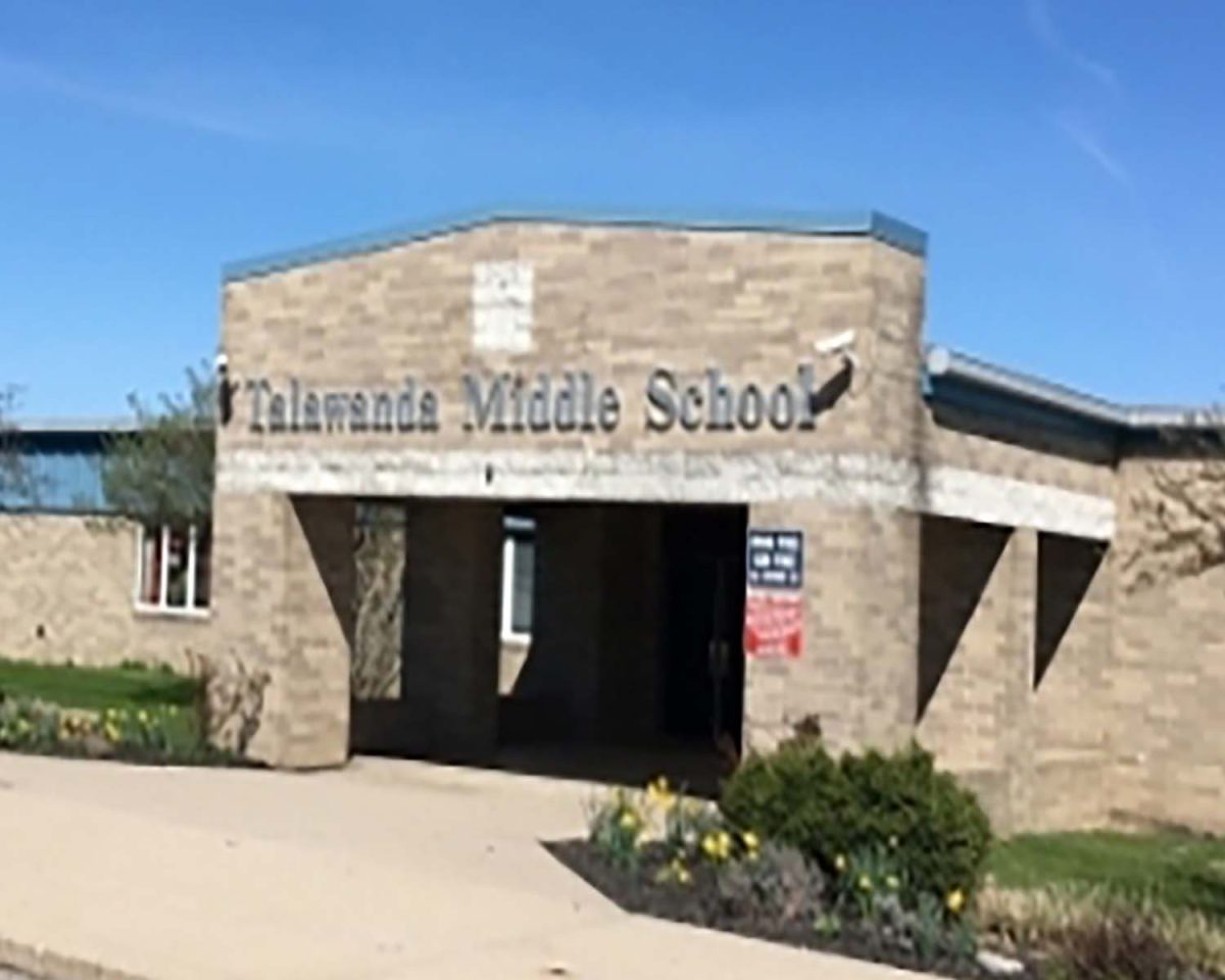 Instructions for eighth grade students at Talawanda Middle School to go virtual for at least a week because many students have been quarantined due to COVID-19 exposure. 