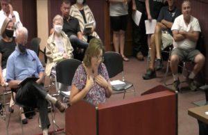 Oxford resident Dana Dunagan questioned the wisdom of getting vaccinated or wearing face masks at the Aug. 17 meeting of Oxford City Council. 