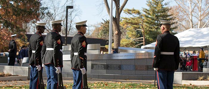 NROTC celebrates Veteran’s Day with community events