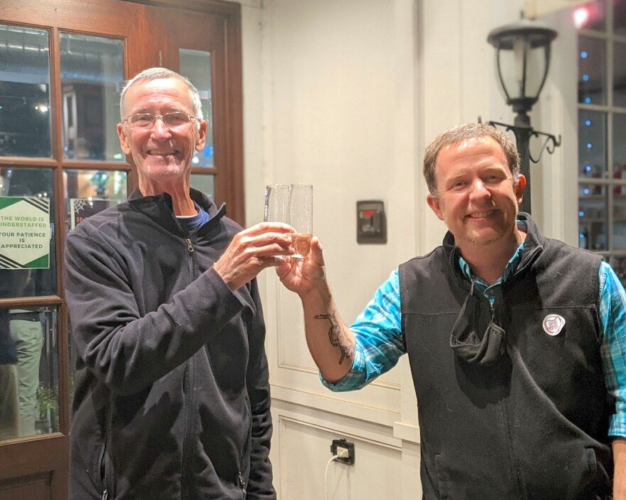 Incumbent+Patrick+Meade+%28left%29+and+newcomer+David+Bothast+easily+won+election+to+the+two+open+seats+on+the+Talawanda+Board+of+Education%2C+against+three+other+challengers.+They+toasted+their+victory+on+Election+night+at+Church+Street+Social+in+Oxford%2C+where+they+watched+the+returns+come+in.