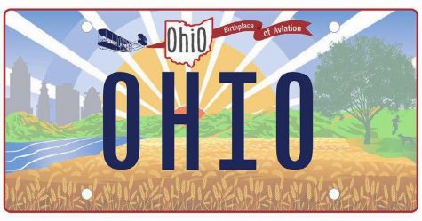 The inaccurately designed Ohio license plate has the Wright Flyer going backwards.

