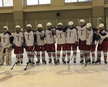 The varsity hockey team won a preseason game against Springboro High School Nov. 5. 