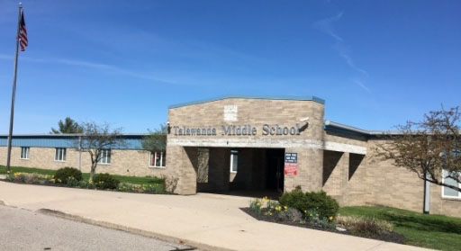 A faculty member at Talawanda Middle School has been suspended with pay pending a police investigation into an allegation he touched a student inappropriately.