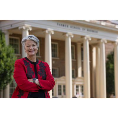 Jenny Darroch leads the Farmer School of Business. 