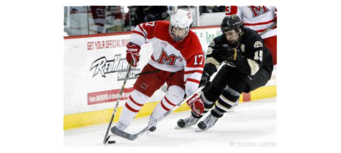 Andy Miele in his days as a Miami RedHawk from 2007 to 2011. 
