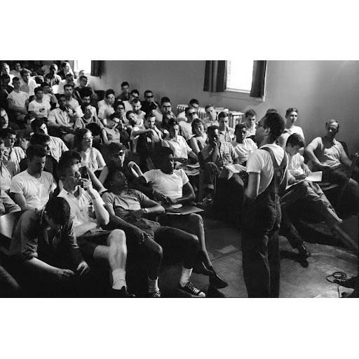 A photo of voting rights activists being trained in Oxford the the 1964 “Freedom Summer.” 