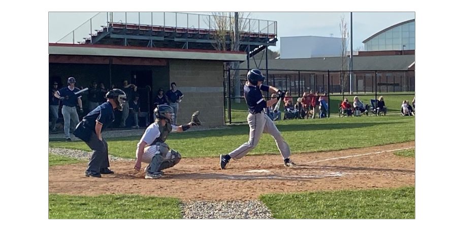 Parker Geshan hit two doubles and a single in his performance on April 22. 