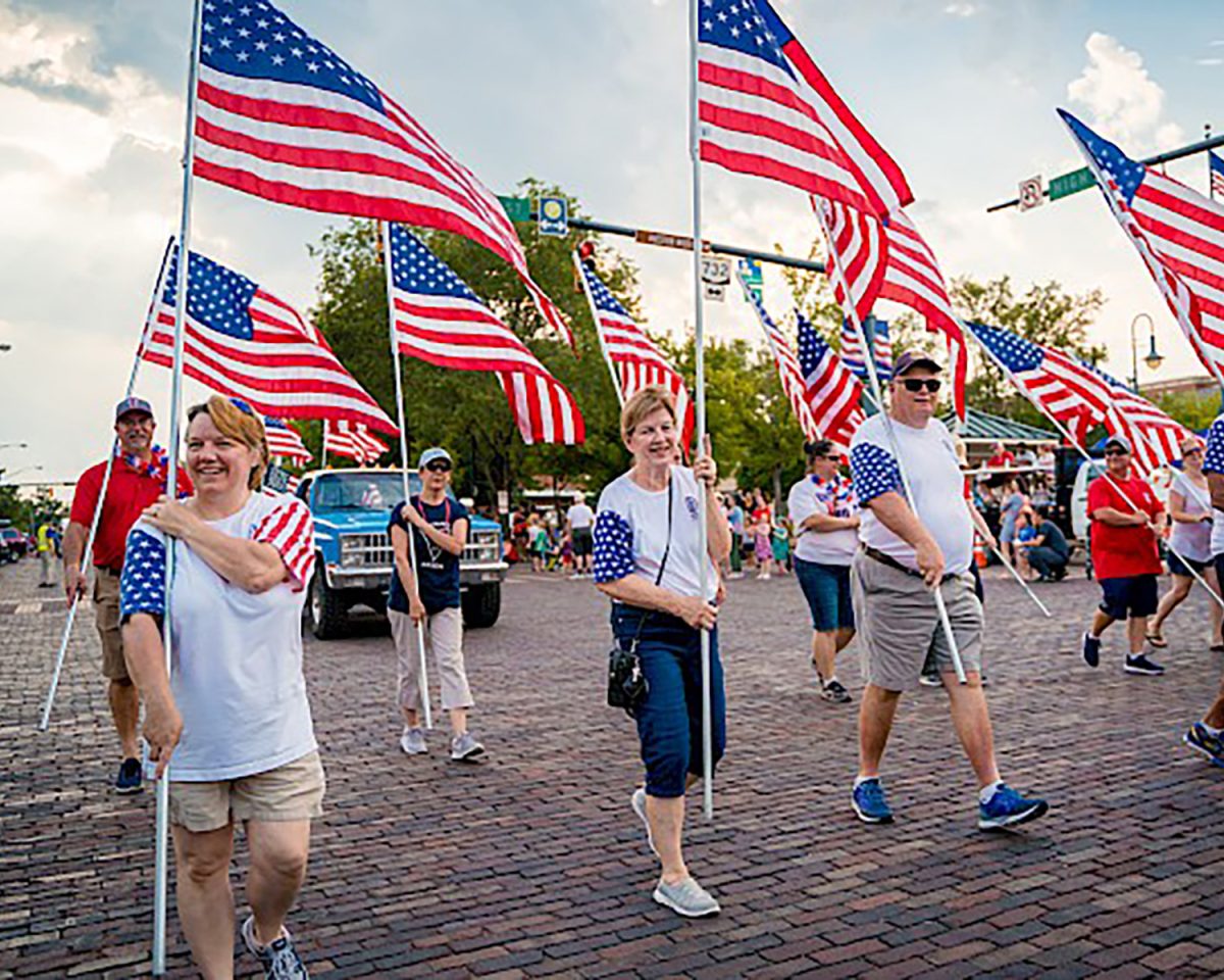 The Fourth of July parade will be on Saturday.