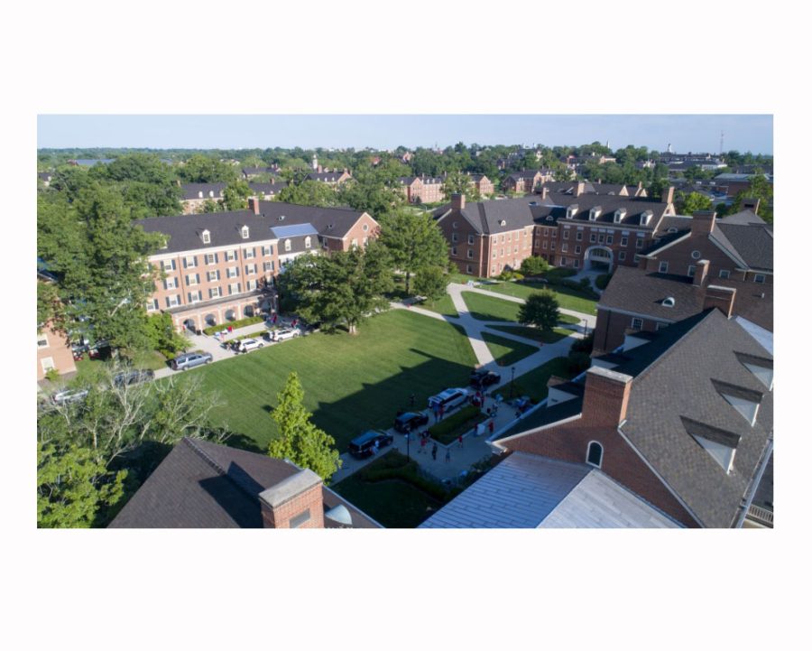 Miami University students move into residence halls on South Quad the weekend of August 18-21.
