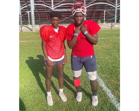 Freshman cornerback Demetrius “Meech” Morris-Williams and senior defensive lineman D.J. Morris-Williams and are two of Talawanda Footballs top athletes.
