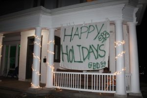 Houses also decorate for the special holiday. Photo by Ethan Burke