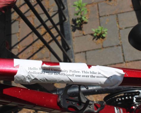 This bike was labeled against removal by Miami Police.

