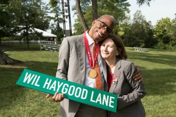 Wil Haygood, a Miami alumni has a street named after him in Western campus.