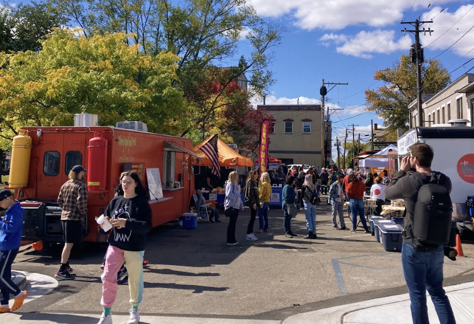 Oxford’s Uptown Park was taken over by food trucks and people at last years Oxtoberfest.