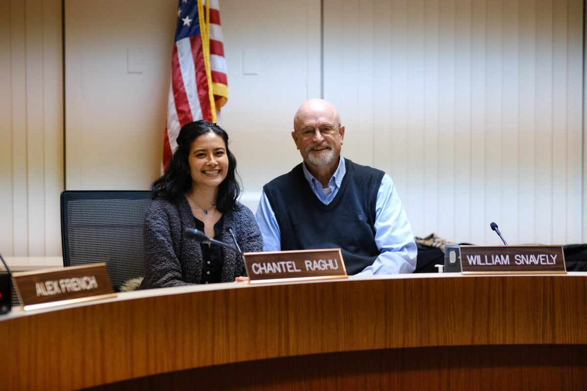 Mayor William Snavely and Vice Mayor Chantel Raghu were sworn in for another term at the council’s Nov. 27 organizational meeting