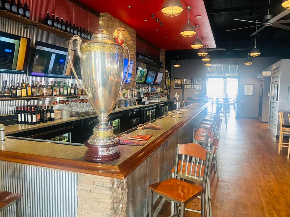 The+EPIC+Cup+trophy+on+the+bar+at+Gaslight+Brewhouse+in+Oxford.+The+tournament+website+describes+the+trophy+as+the+%E2%80%9Clargest+trophy+known+to+mankind.%E2%80%9D+