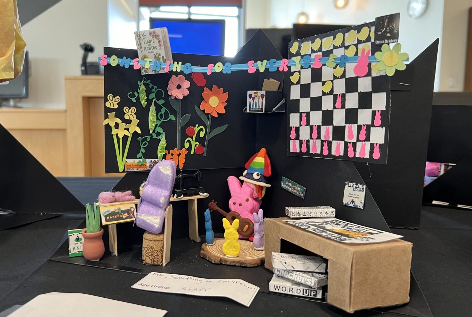 Oxford Lane Library revives Peep-O-Rama contest – Oxford Observer