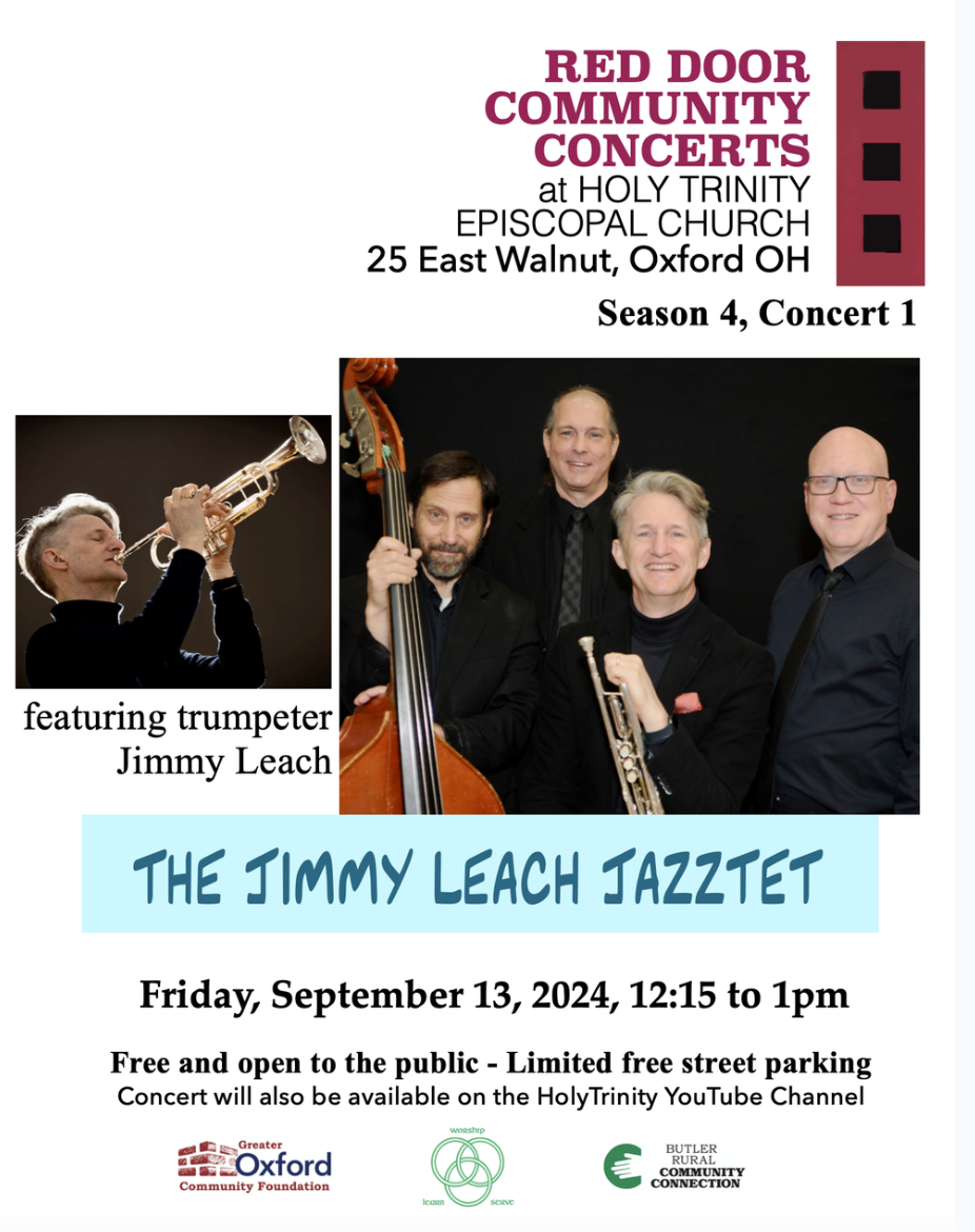 Jimmy Leach Jazztet kicks off first Red Door concert of the season