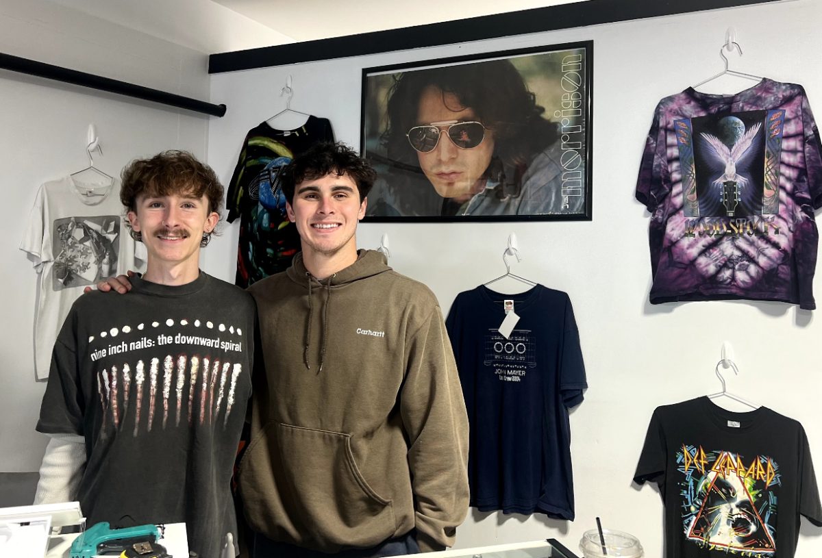 Flow State Vintage owners Ethan Stewart and Caleb Chorley opened the store late August.