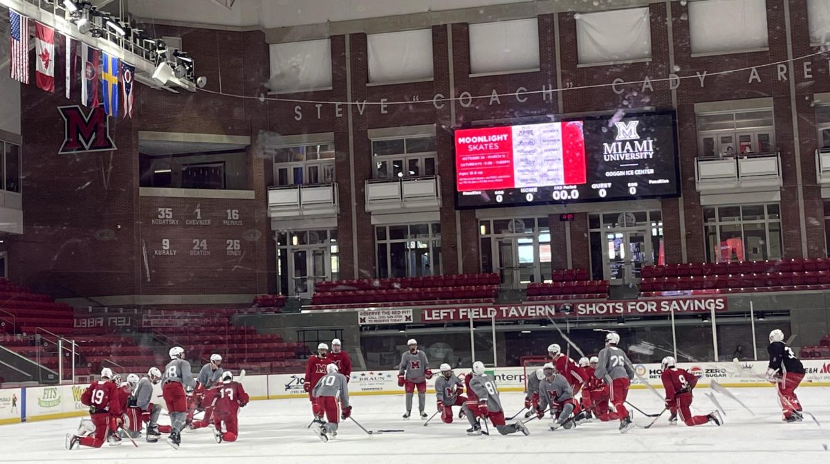 The Miami RedHawks hockey team will start its home season against Alaska-Anchorage this weekend.