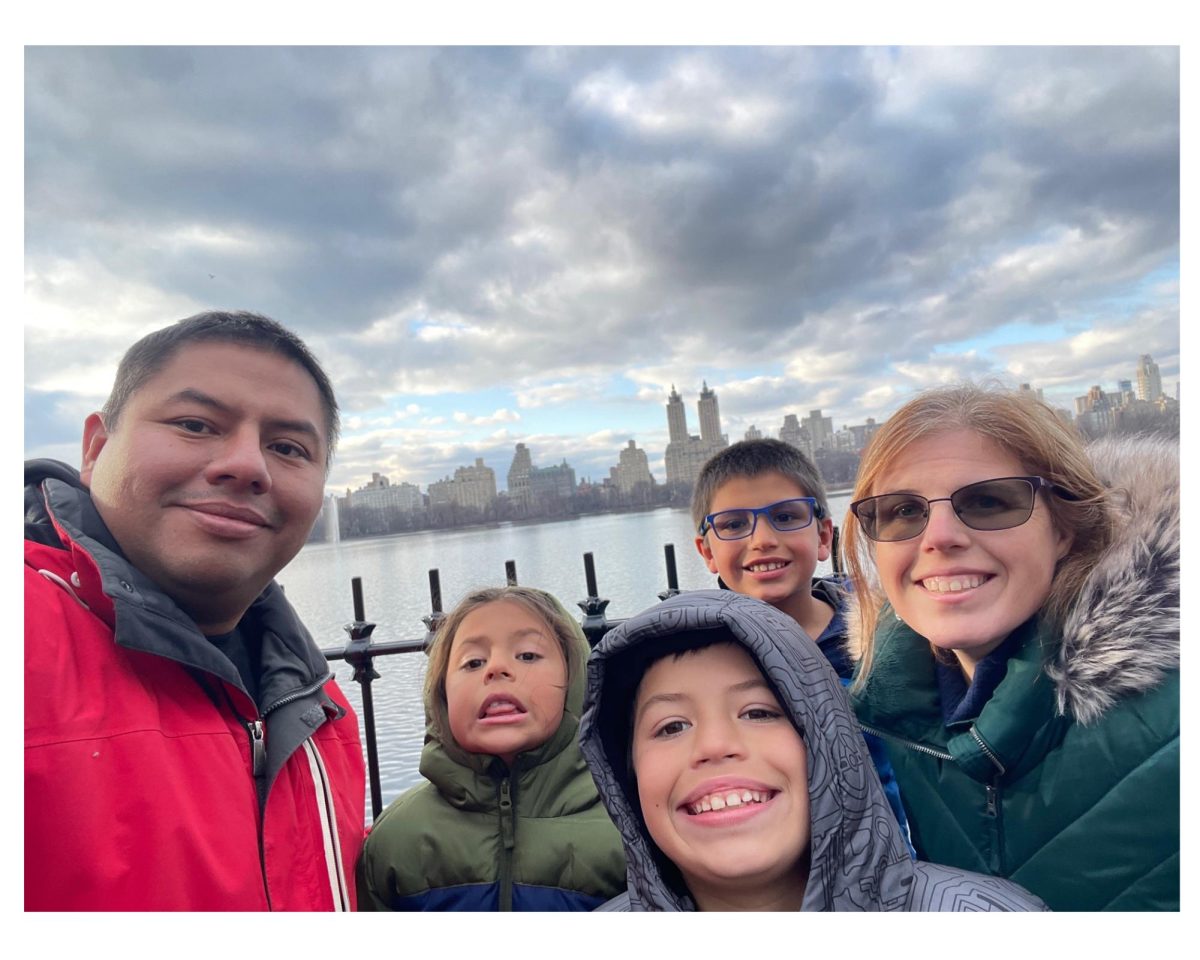 Paul Carhuatanta and his family.