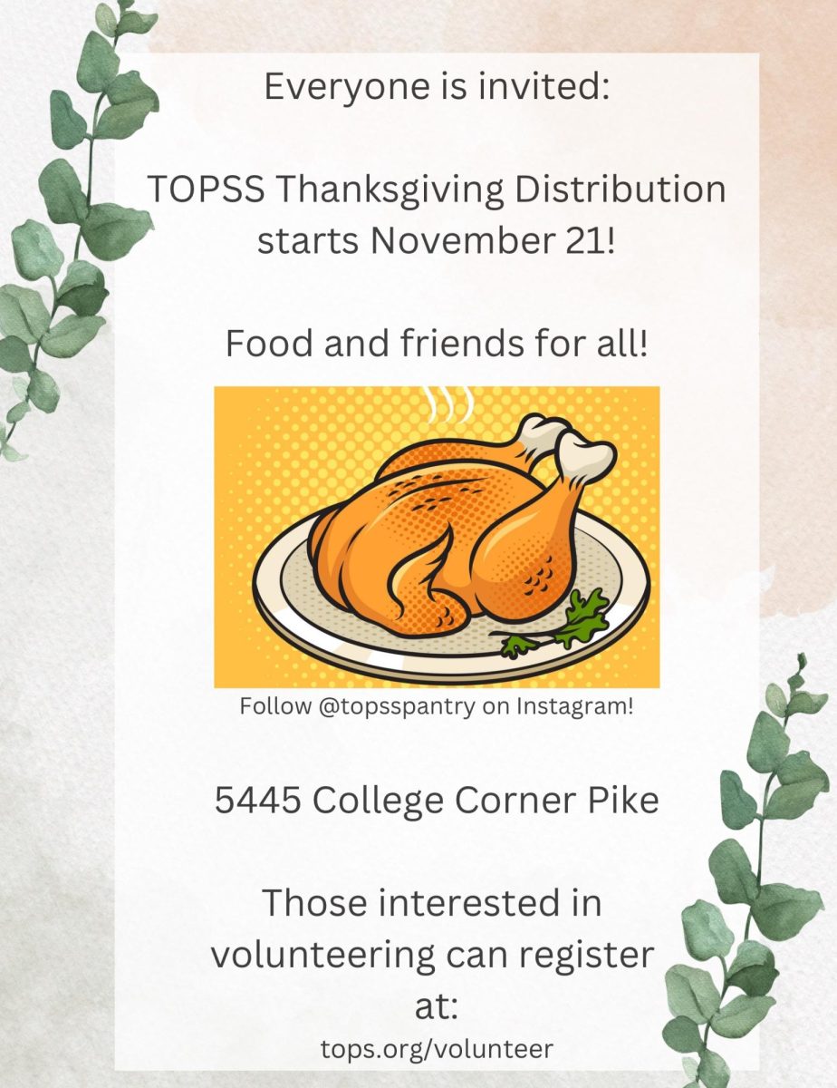 TOPSS  hosts Thanksgiving, provides food this holiday season