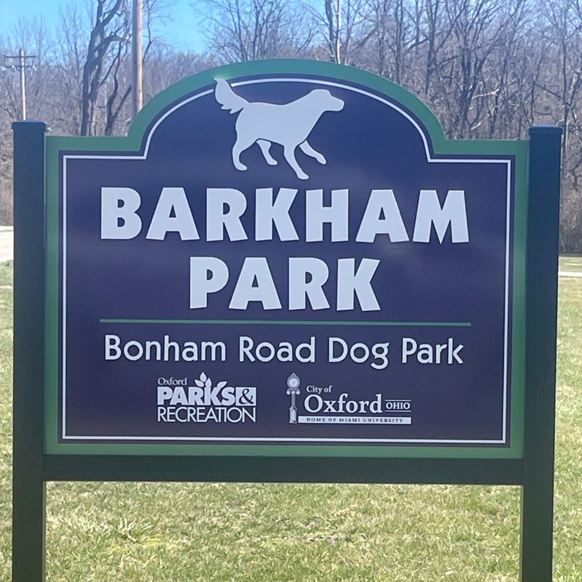 Barkham Park is the second dog park in Oxford and has areas for large and small dogs on Bonham Road.