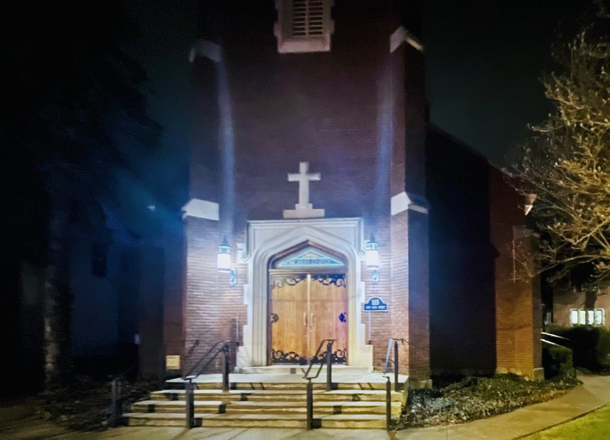 St. Mary’s offered ashes to the Oxford community at 9 p.m. Wednesday night. 