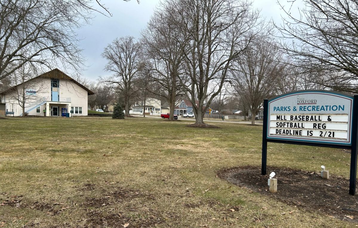 The Oxford Parks and Recreation Tri Community Center on McGuffey Ave. incorporates tennis courts, a skate park, two playgrounds, a ball field and a shelter house, along with an indoor facility where events are hosted. A new indoor recreational center will be created according to the 2025 comprehensive plan found on the Oxford City Council website.